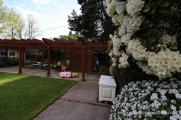 Mid Century Traditional Style Home, With a Basement, 2 car garage average sized Back Yard with Patio and Fire Pit.