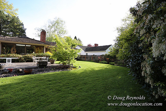 Mid Century Traditional Style Home, With a Basement, 2 car garage average sized Back Yard with Patio