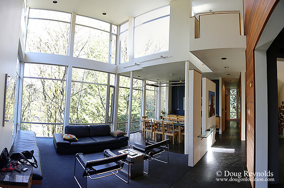 Modern Contemporary Green Home Portland Oregon Dwell Style; family house Northwest Style