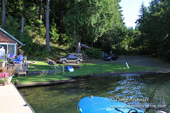 Boat, Cabin, Dock, Home, "Lake House", Ramp, Scotts, WA, Washington, Yard, deck, "green. Beach"