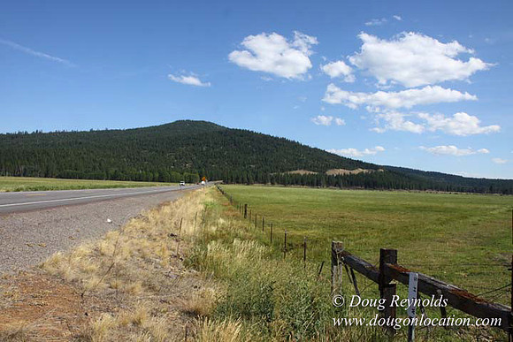 Ranch 18 South side of Hwy  has 2500 Acres of green fields Creeks water crossing Bridges on a Large Lake and miles of Dirt roads Oak trees  Forest land ATV Trails cows