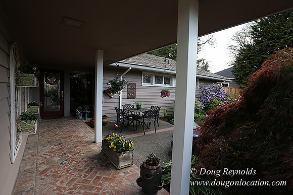 Mid Century Traditional Style Home, With a Basement, 2 car garage average sized Back Yard with Patio.