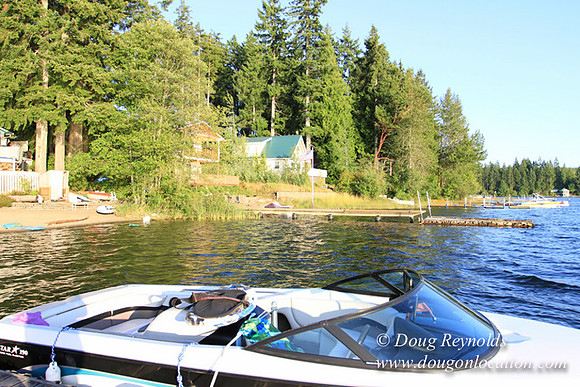 Boat, Cabin, Dock, Home, "House lake", WA, Washington, Yard, deck, "green. Beach"