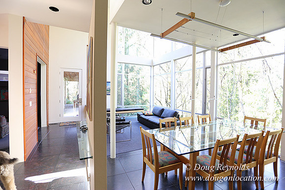 Modern Contemporary Green Home Portland Oregon Dwell Style; family house Northwest Style