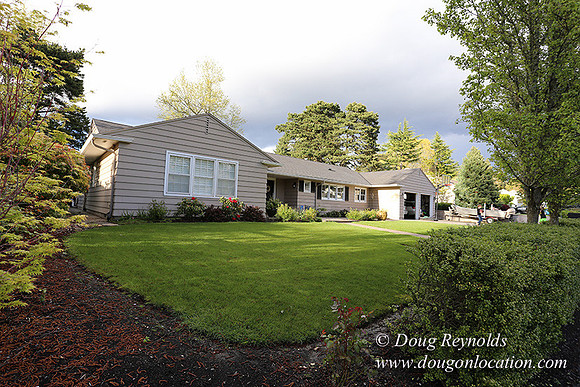 Mid Century Traditional Style Home, With a Basement, 2 car garage average sized Back Yard with Patio and Fire Pit.