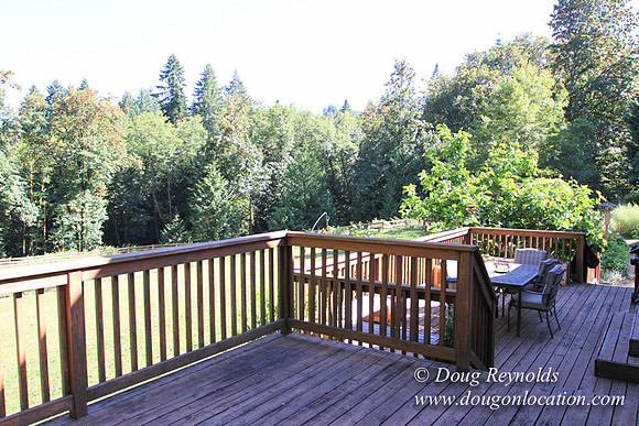 Traditional Style Home small farm with large kitchen great room, 2 story, 2 car garage on Acreage with large back yard, large front yard, garden, pond, deck, goats, bees, shop, PDX Zone