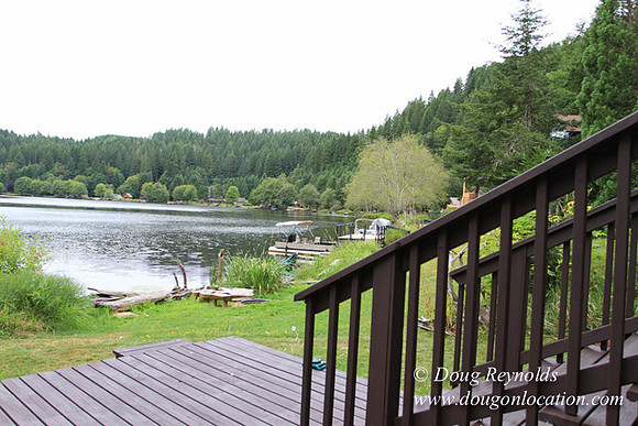 Cabin, Dock, Green, Home, House, Lake, ORBoat, Oregon, "Sky's Lake House", Yard, deck