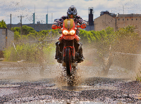 Icon Motosports Portland to Dakar Production Photos