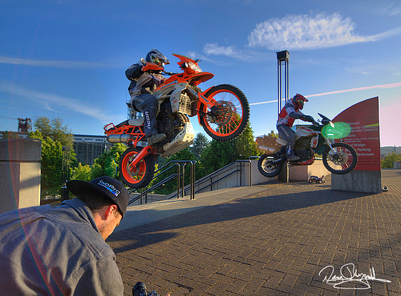 Icon Motosports Portland to Dakar Production Photos