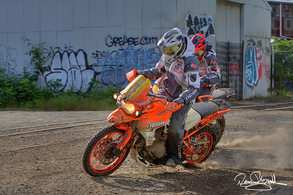 Icon Motosports Portland to Dakar Production Photos