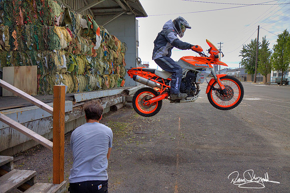 Icon Motosports Portland to Dakar Production Photos