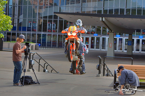 Icon Motosports Portland to Dakar Production Photos