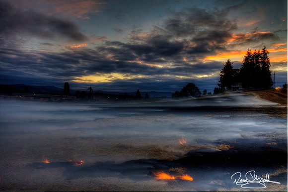 Feild Fire in Banks, Oregon