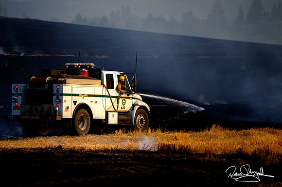 Feild Fire in Banks, Oregon