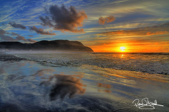 Sunset on the Oregon Coast