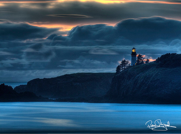 Sunset on the Oregon Coast