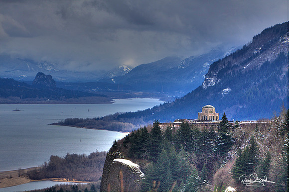 Crown Point on the Columbia River in Oregon