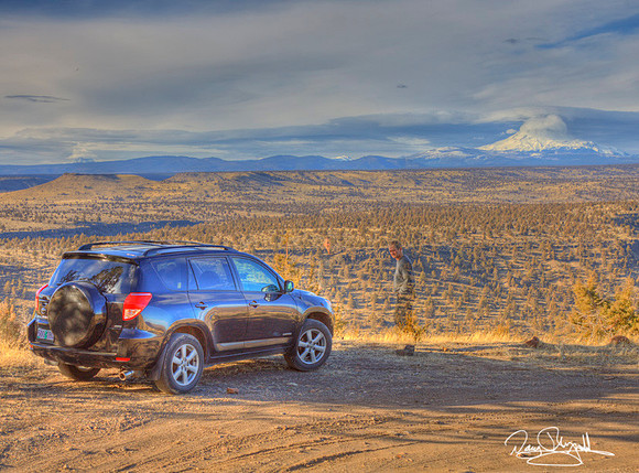 Toyota on Dirt road