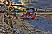 OLd Fire truckin Snow HDR