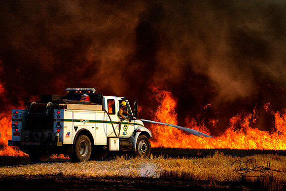Feild Fire in Banks, Oregon