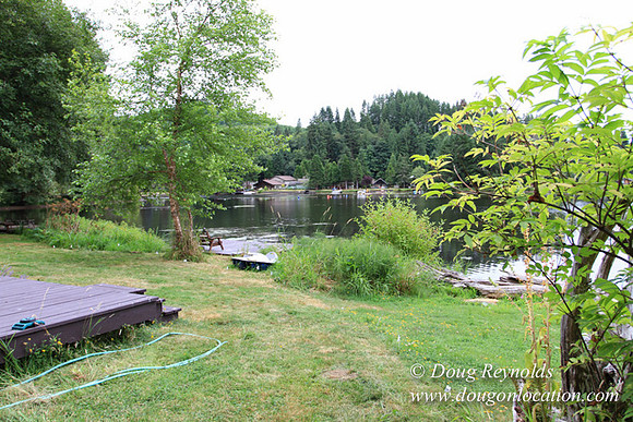 Cabin, Dock, Green, Home, House, Lake, ORBoat, Oregon, "Sky's Lake House", Yard, deck