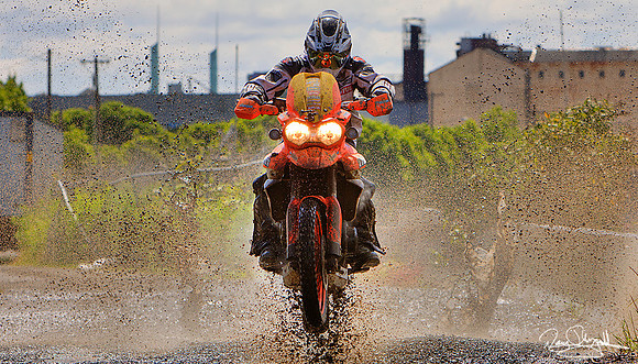 Icon Motosports Portland to Dakar Production Photos