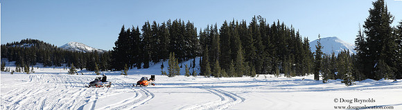 Snowmobile Cascade Snow