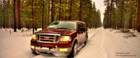 Ford truck on Snow Road