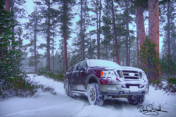 Truck in Snow