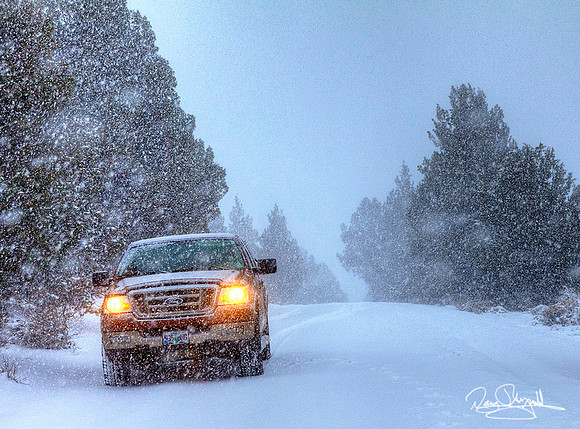 Truck in Snow