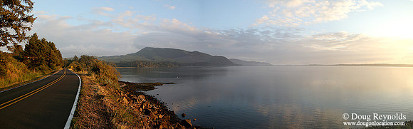 NB Road at sunset
