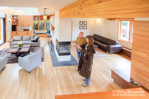 Contemporary, "Dwell Style Home single car garage", Modern,