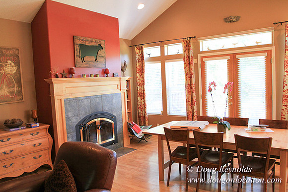 Traditional Style Home small farm with large kitchen great room, 2 story, 2 car garage on Acreage with large back yard, large front yard, garden, pond, deck, goats, bees, shop, PDX Zone