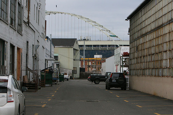 The grungier side of Portland