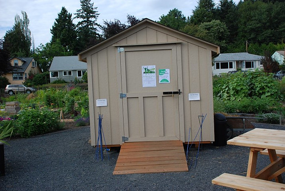 Mt Tabor Park community garden