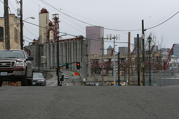 The grungier side of Portland