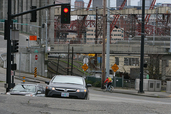 The grungier side of Portland