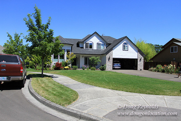 80's/90's Suburban Home Traditional with 2 car garage  2 story with bees