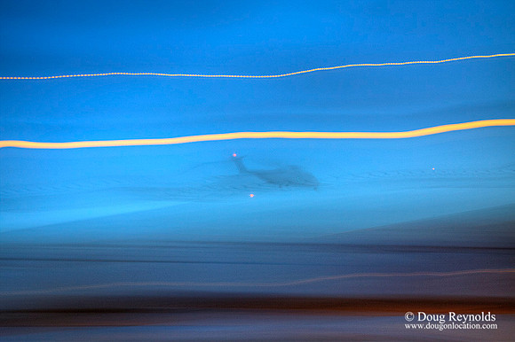Helicopter Gost at Night