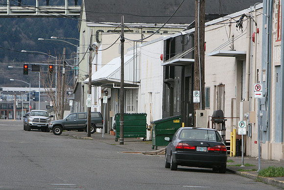 The grungier side of Portland