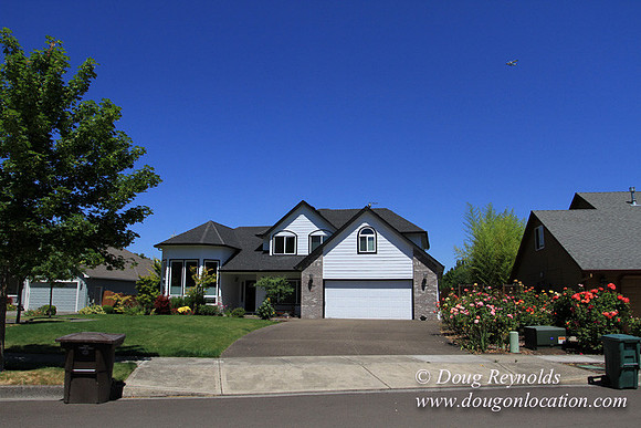 80's/90's Suburban Home Traditional with 2 car garage  2 story with bees