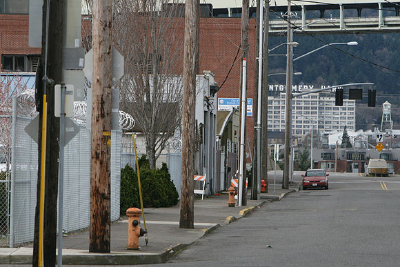 The grungier side of Portland