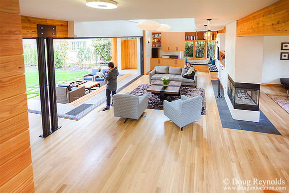 Contemporary, "Dwell Style Home single car garage", Modern,