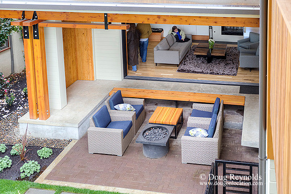 Contemporary, "Dwell Style Home single car garage", Modern,