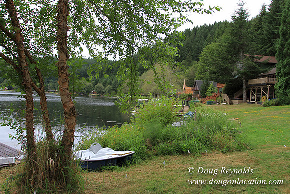 Cabin, Dock, Green, Home, House, Lake, ORBoat, Oregon, "Sky's Lake House", Yard, deck
