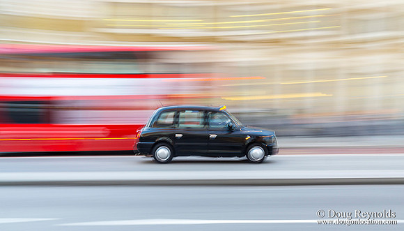 London Cab Blured
