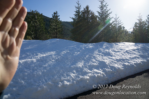 Lost lake Rd with Snow