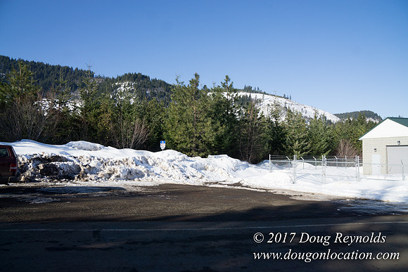 Lost lake Rd with Snow