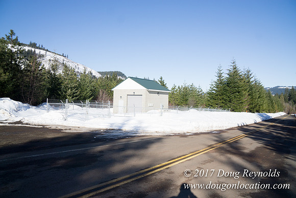 Lost lake Rd with Snow