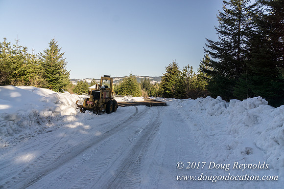 Lost lake Rd with Snow